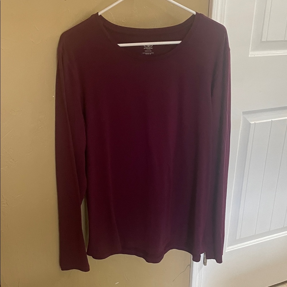 Athletic Works Women's purple Long Sleeve Tee
